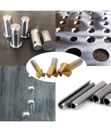 Zestaw frez stożkowy pogłębiacz fazownik 90 stopni 6 szt.