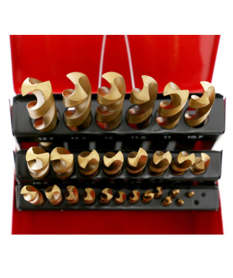 Wiertła tytanowe do metalu zestaw wierteł 29 szt.