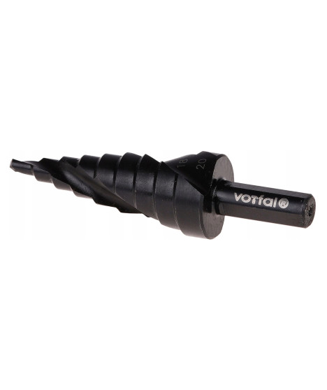 Wiertło stożkowe stopniowe HSS tytan 4-20 mm