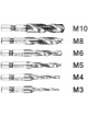 Wiertła gwintujące HSS m3 – m10 gwintowniki 7 szt.