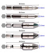 Wykrętaki do zerwanych urwanych śrub zestaw HSS 5 szt.