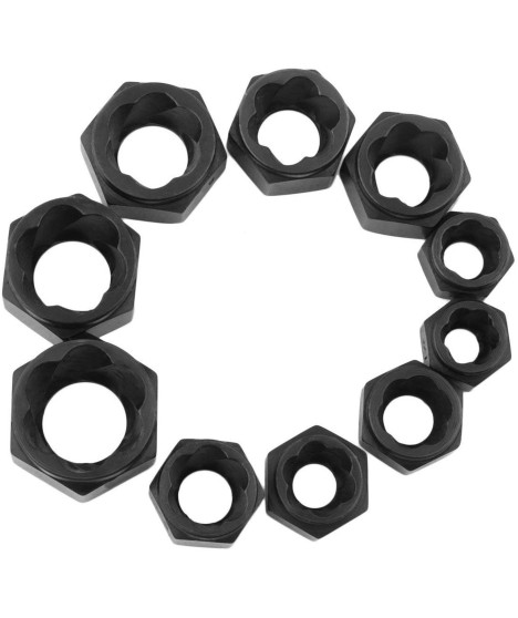 Nasadki do uszkodzonych obrobionych śrub nakrętek