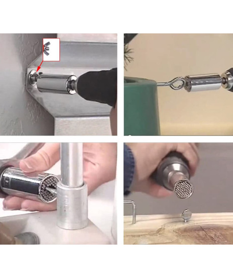 Nasadka uniwersalna klucz nasadowy 7-19 mm 1/4-3/4