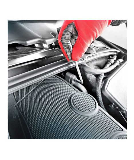 Klucze imbusowe HEX z kulką 9 szt. sześciokątne 1,5-10 mm