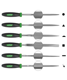 Zestaw komplet pilników pilniki iglaki 6 iglaków