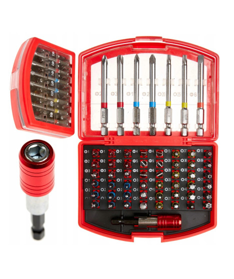 Końcówki bity imbus torx do wkrętarki zestaw 56 szt.