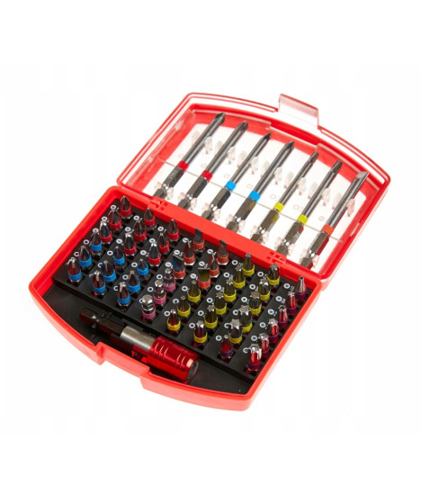Końcówki bity imbus torx do wkrętarki zestaw 56 szt.