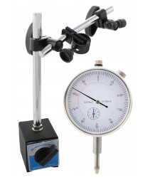 Czujnik zegarowy statyw magnetyczny 0-10 mm zestaw