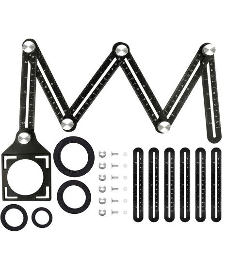 Przymiar znacznik szablon wzornik otworów płytek