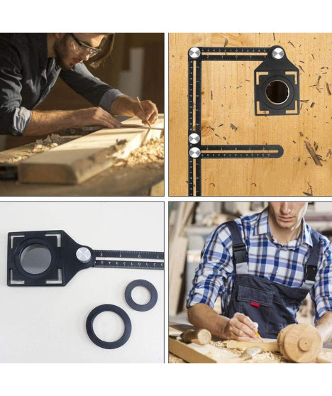 Przymiar znacznik szablon wzornik otworów płytek