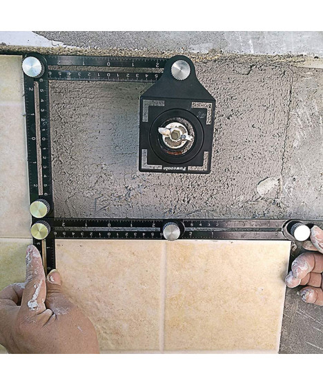 Przymiar znacznik szablon wzornik otworów płytek