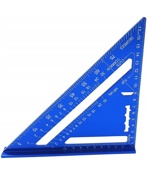 Kątownik stolarski ciesielski aluminiowy 185 mm