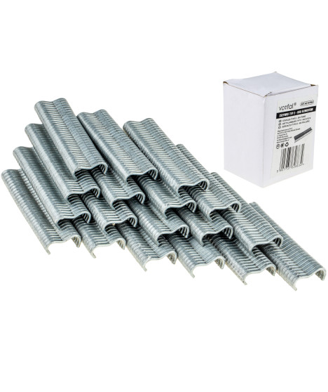 Zszywki typ e do mocowania siatki do zszywacza - 600 szt.