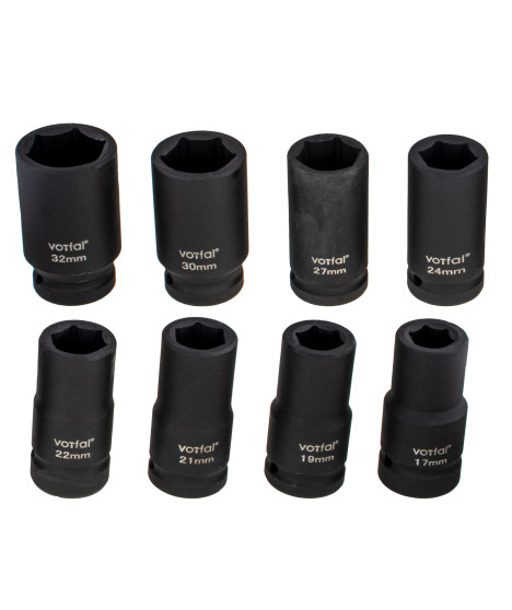 Nasadki udarowe zestaw nasadek udarowych 3/4'' 17-32 mm