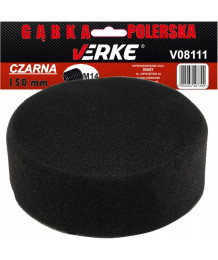 GĄBKA POLERSKA 150mm CZARNA VERKE