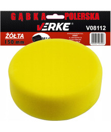 GĄBKA POLERSKA 150mm ŻÓŁTA VERKE