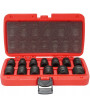 NASADKI UDAROWE KRÓTKIE 1/2", 13 SZT, 10-24 mm VERKE PREMIUM