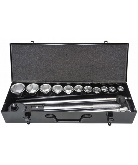 ZESTAW KLUCZY NASADOWYCH 16 SZT 3/4" VERKE PREMIUM