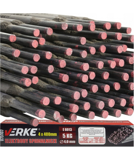 ELEKTRODY SPAWALNICZE 4x400mm (5kg) VERKE