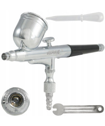 Aerograf malarski pistolet lakierniczy precyzyjny malowania modelarski 0,3 mm