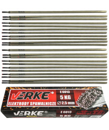 ELEKTRODY SPAWALNICZE 2,5mm 5kg RUTYLOWE VERKE