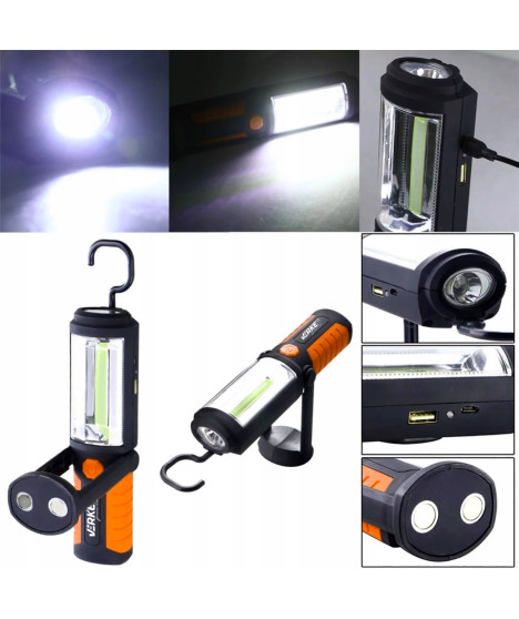 LATARKA WARSZTATOWA LAMPA LAMPKA GARAŻOWA LED 3W