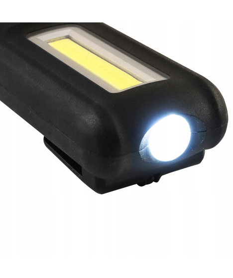 LATARKA WARSZTATOWA LAMPKA USB LED COB 3+3 MAGNES