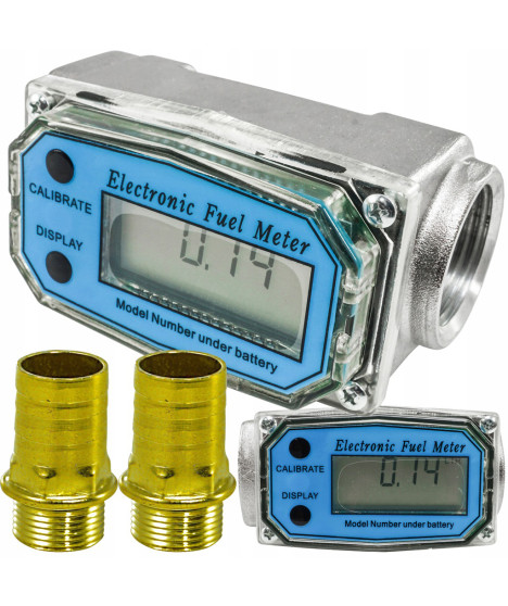 LICZNIK ELEKTRONICZNY LCD OLEJU ROPY NAFTY ON ALU