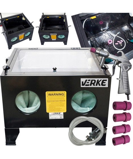 PIASKARKA KABINOWA STACJONARNA WARSZTATOWA 90L