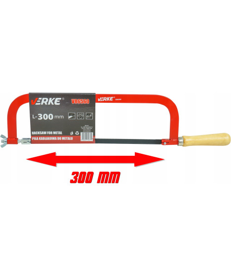 PIŁA KABŁĄKOWA DO METALU BRZESZCZOT 300 mm VERKE