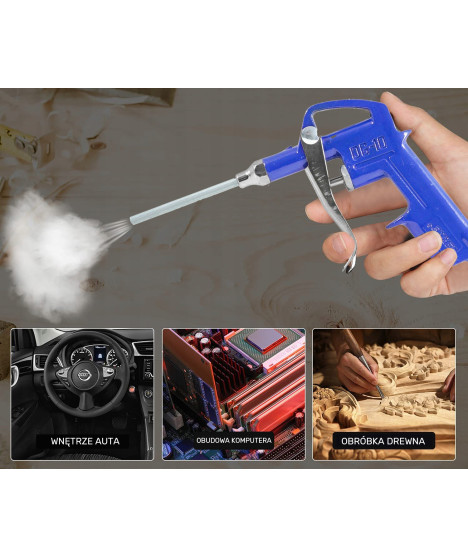 PISTOLET DO PRZEDMUCHIWANIA PNEUMATYCZNY 3x DYSZA