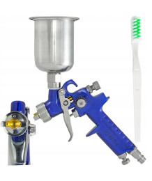 Pistolet lakierniczy malowania farby malarski natryskowy HVLP 1,0 mm 125 ml