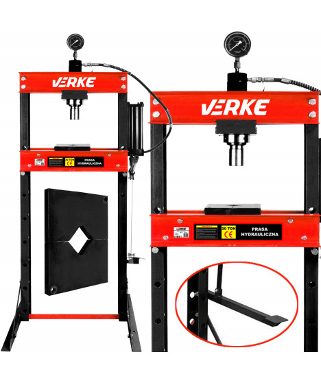 PRASA HYDRAULICZNA 20T TON WARSZTATOWA RĘCZNA