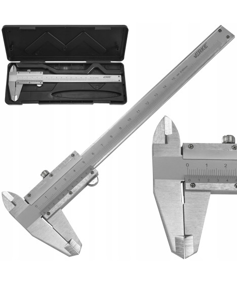 SUWMIARKA ANALOGOWA MANUALNA 150MM METALOWA + ETUI