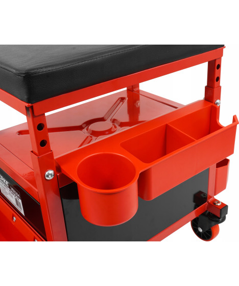 TABORET WARSZTATOWY STOŁEK SIEDZISKO Z SZUFLADĄ