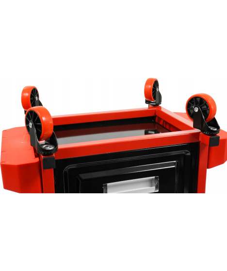 TABORET WARSZTATOWY STOŁEK SIEDZISKO Z SZUFLADĄ