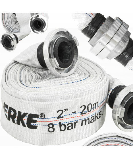 WĄŻ WODY BRUDNEJ SZAMBA STRAŻACKI POMPY 2 CALE 20m