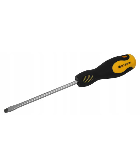 WKRĘTAK PŁASKI ŚRUBOKRĘT 6x125 mm S2 VERKE PREMIUM