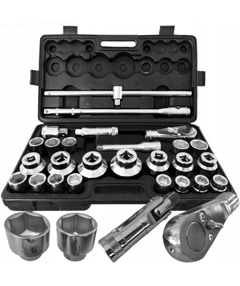 ZESTAW KLUCZY NASADOWYCH KLUCZE NASADOWE 26e DUŻE