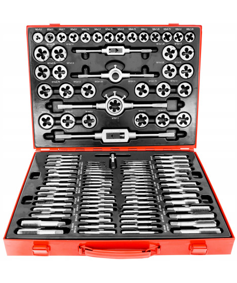 ZESTAW NARZYNEK I GWINTOWNIKÓW 110 EL KALIBROWNIKI