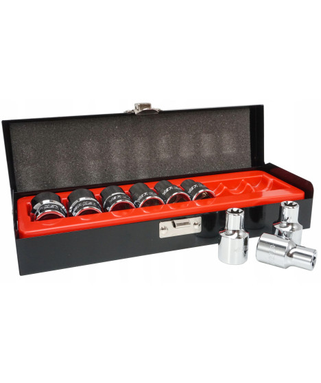 ZESTAW NASADEK TORX 1/2'' 9 EL E9-E24 VERKE