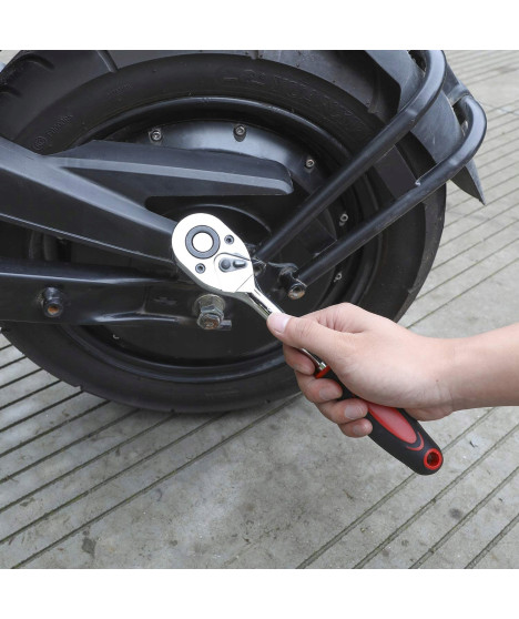 ZESTAW NASADEK Z GRZECHOTKĄ 1/2'' 19 EL VERKE