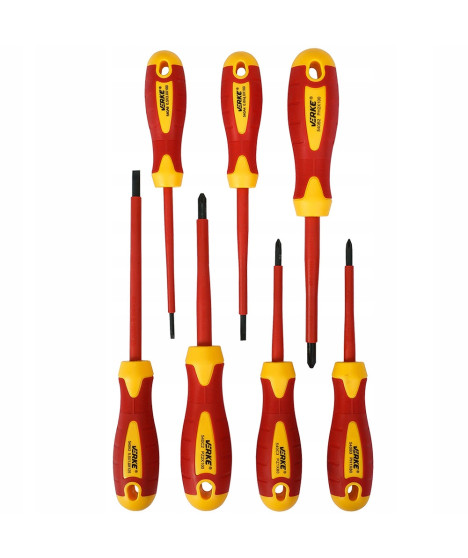 ZESTAW WKRĘTAKÓW IZOLOWANYCH 1000V S2 WKRĘTAKI VE