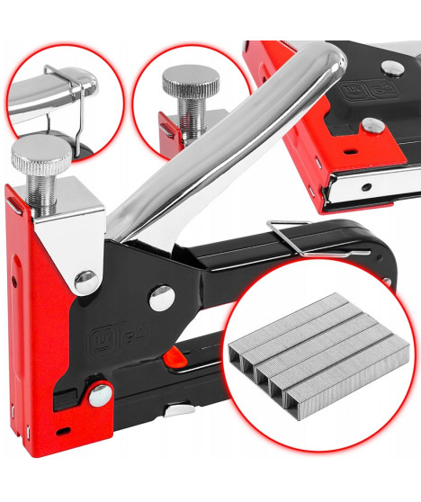 ZSZYWACZ TAPICERSKI RĘCZNY TAKER METALOWY 4-14mm