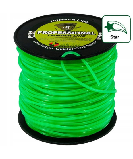 ŻYŁKA TNĄCA DO KOSY GWIAZDA 2,7MM 100M MOCNA DEGET