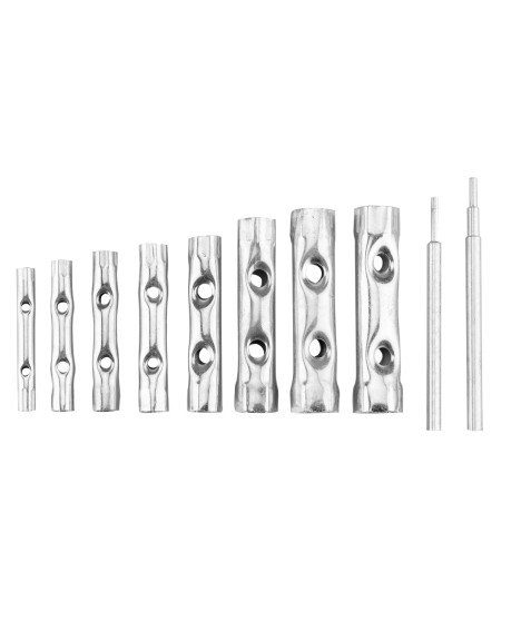 Klucze rurowe 6-22 mm, zestaw 10 szt.