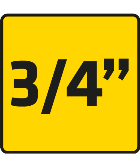 Klucze nasadowe 3/4", zestaw 20 szt.