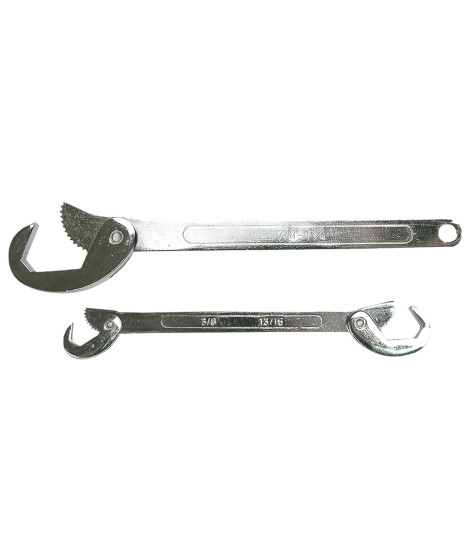 Klucze hakowe 8-19 mm, zestaw 2 szt.