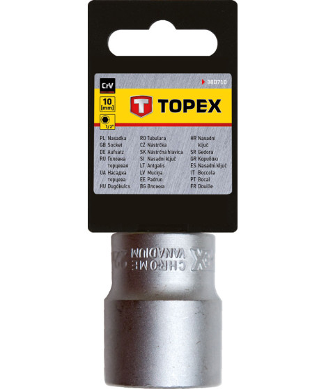 Nasadka sześciokątna 1/2", 10 mm