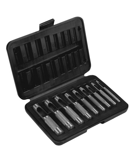 Wycinaki do otworów, zakres 3-12 mm, 9 szt.